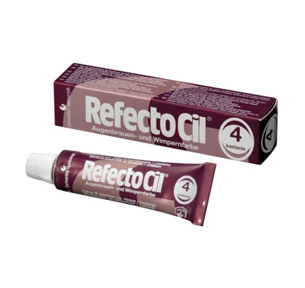 Краска для бровей и ресниц RefectoCil №4 (каштановый), 15ml