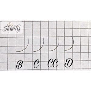 Черные ресницы Sharlis, одна длина, изгиб: С