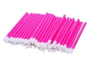 Микробраши для наращивания ресниц, 50 шт, розовые