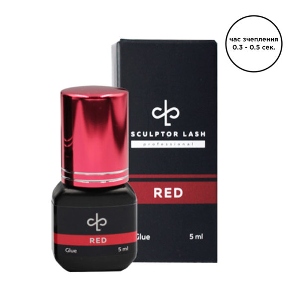 Чорний клей "RED" Sculptor Lash для вій, 5ml