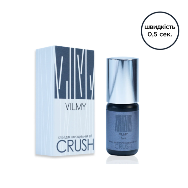 Чорний клей VILMY для вій "Crush", 3ml