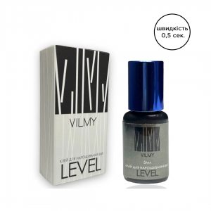 Чорний клей для нарощування вій VILMY "LEVEL", 5ml