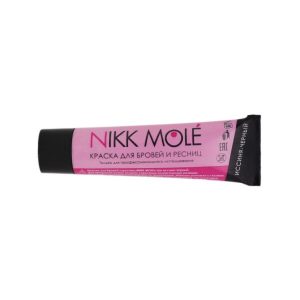 Синьо-чорна фарба NIKK MOLE для брів та вій, 15 g