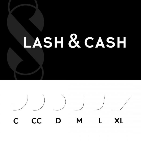 Вії Dark Chocolate LASH&CASH, mix 28 ліній, від SCULPTOR