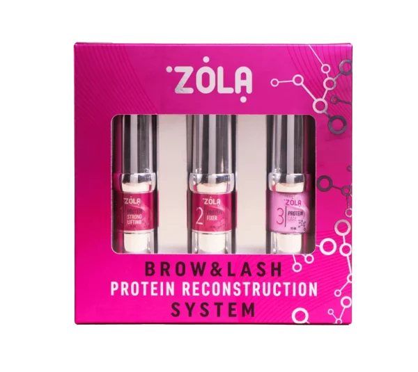 Набір для ламінування брів та вій Protein Reconstruction від Zola