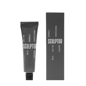 Преміальна гель-фарба для брів Graphite 15 ml, від SCULPTOR
