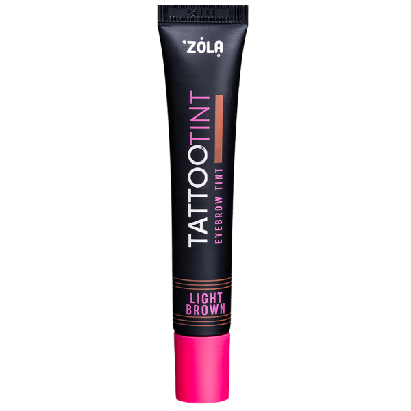 Світло-коричнева фарба для брів та вій TATTOO TINT Light Brown від ZOLA