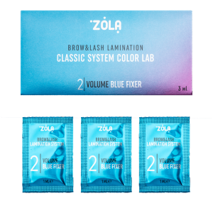 Гелевий набір ZOLA Color Lab у саше 02 Volume BlueFixer