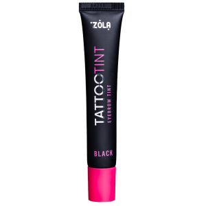 Чорна фарба для брів та вій TATTOO TINT Black від ZOLA