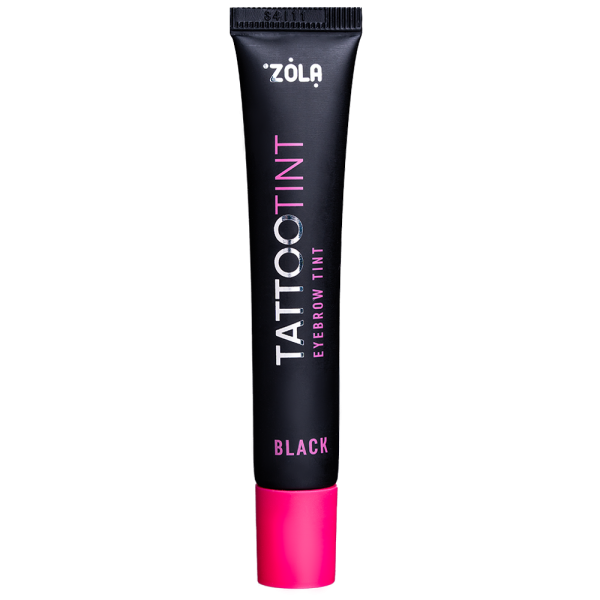 Чорна фарба для брів та вій TATTOO TINT Black від ZOLA